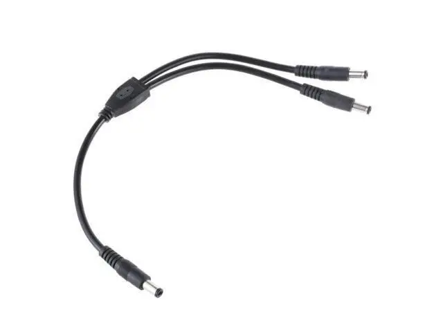 Alt view image 2 of 3 - DC Power supply Connector Extension Cable 5.5 x 2.5mm 1 Male To 2 Male Plug Splitter Power Cable for CCTV Camera Adapter Cords