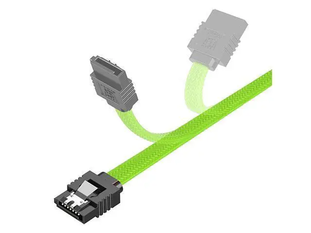 Alt view image 6 of 7 - 3PACK SATA Cable III 3 Pack 6Gbps Straight HDD SDD Data Cable with Locking Latch 18 Inch for SATA HDD SSD CD Driver CD Writer Green
