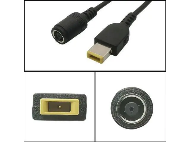 Alt view image 2 of 3 - 7.9*5.5 To Square Pin DC Power Plug Cable for ThinkPad X1 Carbon 0B47046 Adapter Convertor Connector Power Cable