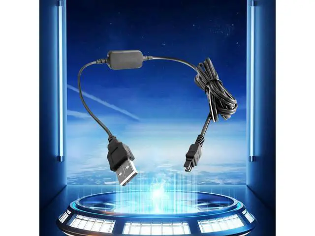 Alt view image 2 of 3 - USB Adapter Power Cable AC-L200 AC-L25A AC-L25B AC-L25C Charger Supply Cable for NEX-VG20H NEXVG20H VG20H DCR-DVD103