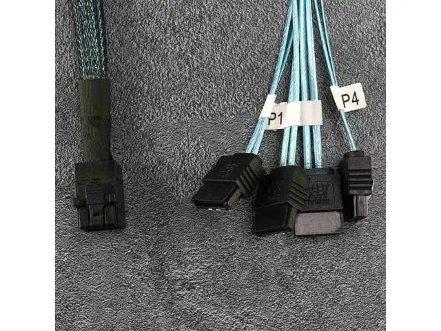 Alt view image 2 of 4 - Internal Mini SAS To SATA Cable, SFF-8643 For Raid Controller Hard Drive-AU64