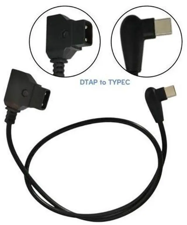 Main image of PD USB Type-C Male to D-Tap DTap Male Connector Power Cable for V-mount Digital Camera Photography Accessories