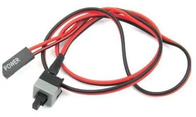 Main image of 1pcs Reset Motherboard Cable Desktop Computer PC Case Power Button SW Switch Power Cord Cable Re-start Switch Cable for Mining