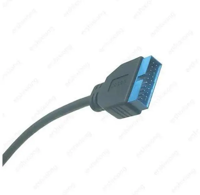 Alt view image 3 of 3 - Type C Cable USB 3.1 Type-E Front Panel Socket USB 3.0 19 Pin to 20Pin Header Extension Cable for Motherboard PC Connector Riser