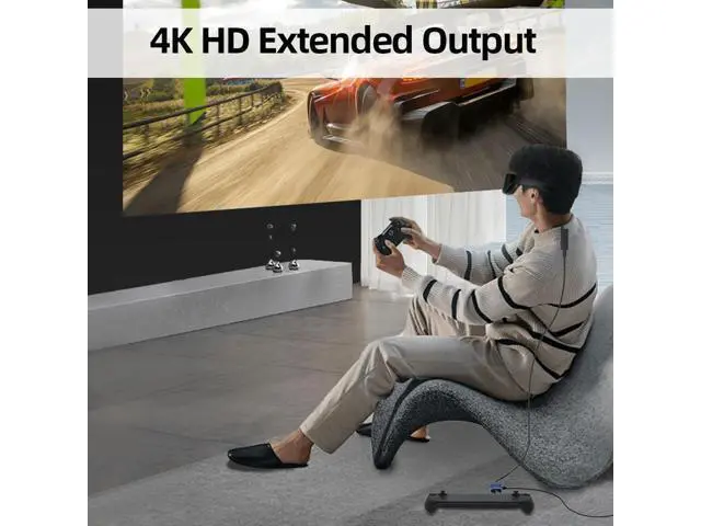 Alt view image 3 of 3 - 4K@60Hz USB C To Type C Cable Aluminum Alloy for XREAL/Rokid Air AR Glasses for S22/S23 for Switch/Steam Deck /ROG Ally