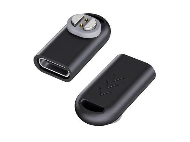 Alt view image 2 of 4 - 1 PC Type C Cable Charging Converter Magnetic Earphone USB Type C Charging Adapter for Haylou PurFree BC01 Headphones