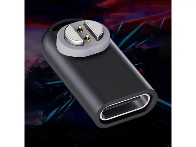 Alt view image 3 of 4 - 1 PC Type C Cable Charging Converter Magnetic Earphone USB Type C Charging Adapter for Haylou PurFree BC01 Headphones