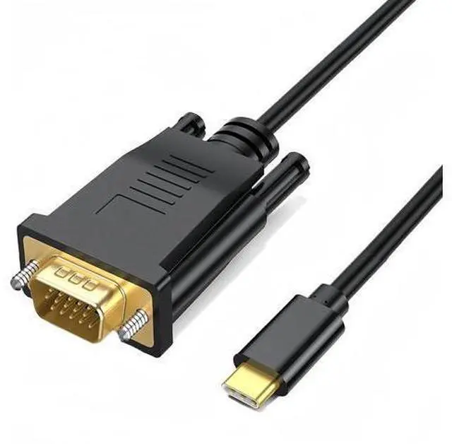 Main image of USB C to VGA Cable 3ft VGA to USB C Cable for Monitor Type-C to VGA Cable USB C to VGA Cable Compatible with MacBook Pro/Air iPad Pro Phone Laptop Projector