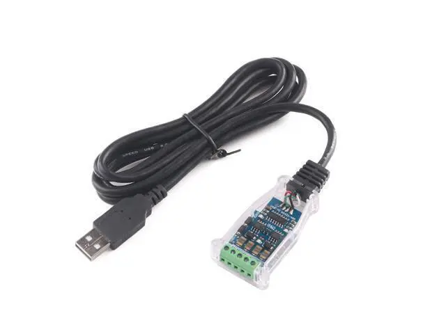 Alt view image 4 of 6 - USB to RS485 RS422 485 422 Isolation Module Communication Converter Adapter Cable with TXD RXD LED CH340