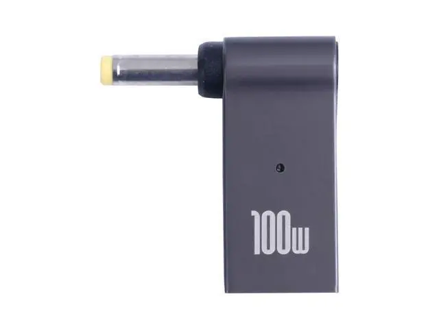 Alt view image 2 of 5 - 100W USB-C / Type-C Female to DC 4.0x1.7mm Male Computer Charging Adapter for