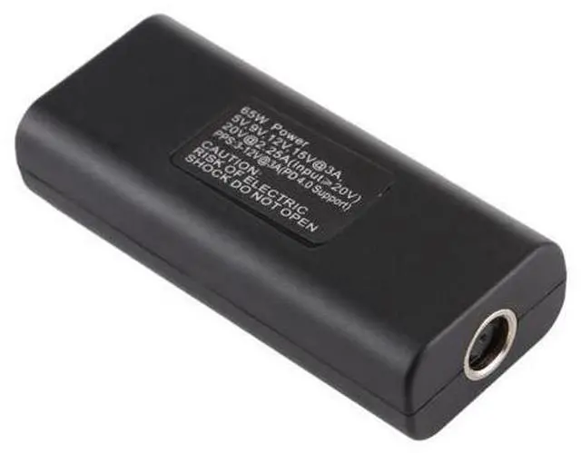 Alt view image 3 of 5 - DC 7.4 x 0.6mm Power Jack Female to USB-C / Type-C Female Power Connector Adapter with 15cm USB-C / Type C Cable