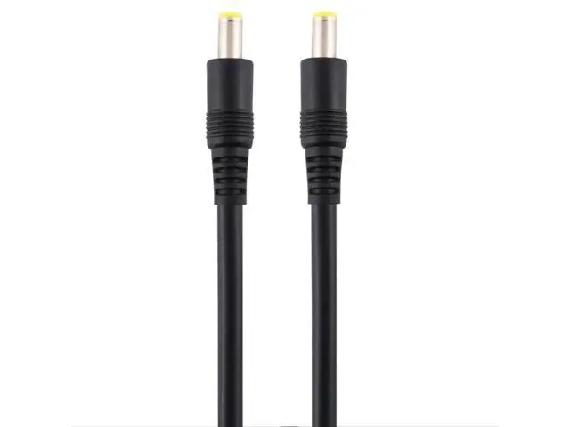 Alt view image 2 of 6 - DC Power Plug 5.5 x 2.5mm Male to Male Adapter Connector Cable, Cable Length:1.5m 1.5m (Black)