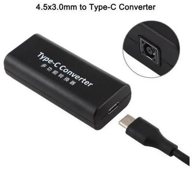 Alt view image 5 of 5 - DC 4.5 x 3.0mm Power Jack Female to USB-C / Type C Female Power Connector Adapter with 15cm USB-C / Type C Cable