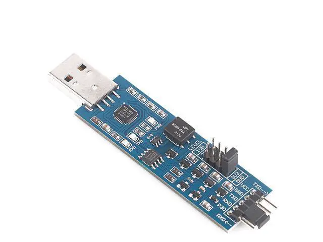 Alt view image 4 of 4 - USB Serial Adapter 1.8V 2.5V 3.3V 5V TTL is Board CP2102 2.54mm Terminal Isolator UART Converter Supported Win 10 Mac OS