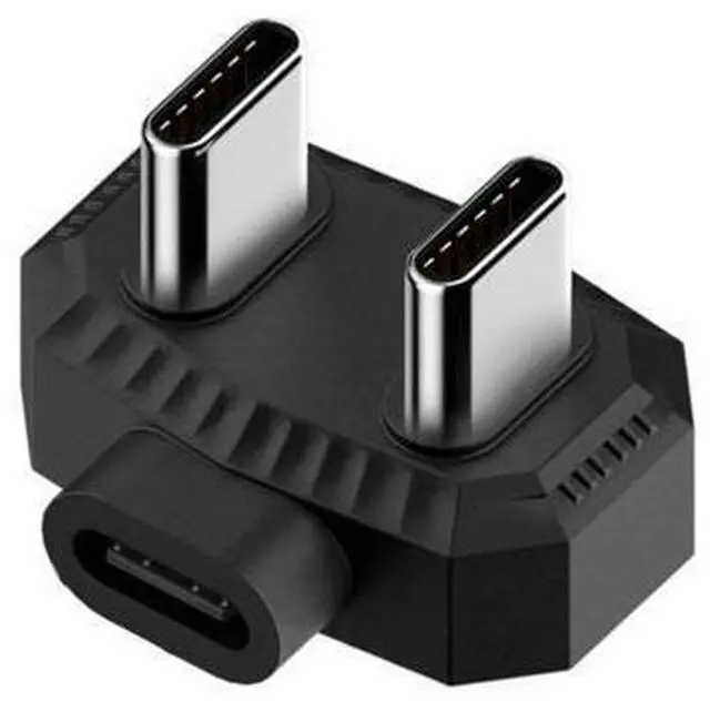 Main image of USB C Female to Double USB C Male Adapter Converter Multiple Hubs USB C Type C Port Hub Data Transfer Charger Power Adapter