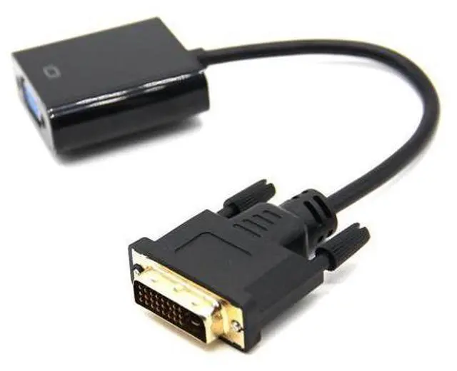 Main image of DVI-D adapter DVI to VGA Full Hd 1080p cable video converter 24 + 1 25 pin to 15 pin cable converter computer dvi to vga