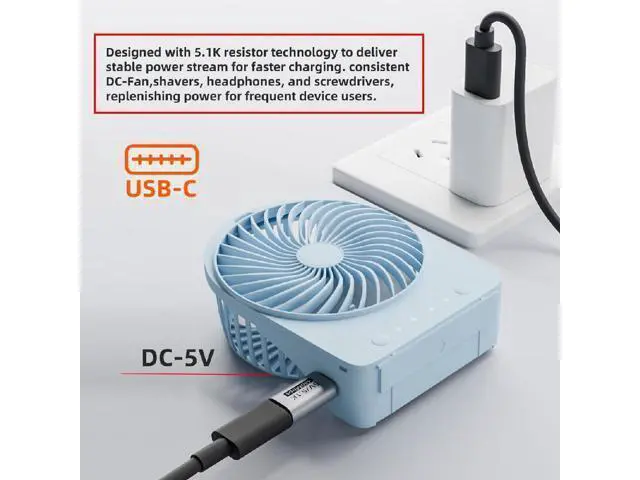 Alt view image 6 of 7 - 5pcs/lot PD Function Blocker Type-C Male to USB-C Female with 5.1K Resistor DC5V Protect Extension Adapter Only for Power Charge