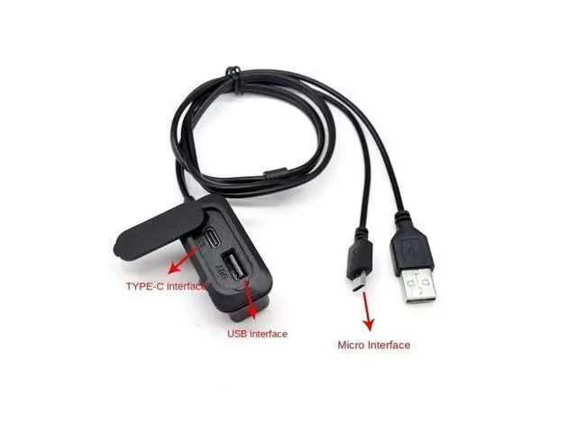 Alt view image 3 of 3 - Backpack External USB Charging Port Adapter Charging Cable Luggage USB Charging Accessories Type-c Port