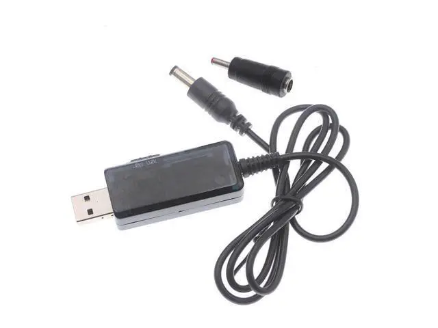Alt view image 3 of 3 - KWS-912V USB Boost Converter DC 5V to 9V / 12V Converter Cable + 3.5x1.35mm Plug Set