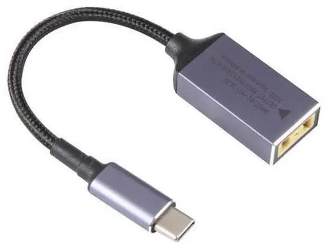Main image of USB-C / Type-C Male to Big Square USB Plug Female Nylon Braided Adapter Cable for Thinkpad/ThinkBook/Xiaoxin