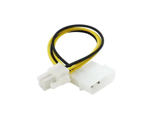 Alt view image 2 of 6 - PC Computer Power Supply PSU EPS ATX/12V 4 pin IDE Molex to Motherboard 4-Pin P4 CPU Power Adapter Converter Cord Cable