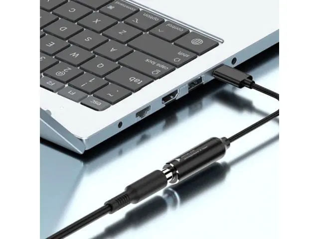 Alt view image 5 of 6 - USB-C / Type-C Male to Big Square USB Plug Female Nylon Braided Adapter Cable for Thinkpad/ThinkBook/Xiaoxin