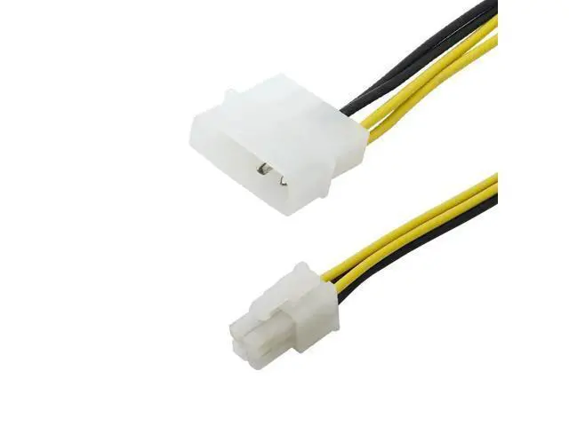 Alt view image 4 of 6 - PC Computer Power Supply PSU EPS ATX/12V 4 pin IDE Molex to Motherboard 4-Pin P4 CPU Power Adapter Converter Cord Cable