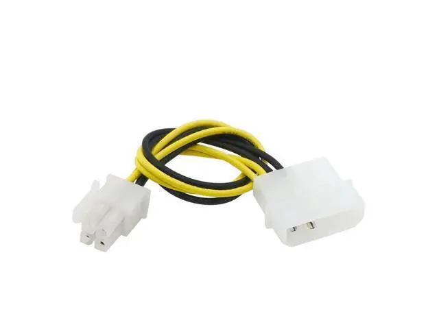 Alt view image 6 of 6 - PC Computer Power Supply PSU EPS ATX/12V 4 pin IDE Molex to Motherboard 4-Pin P4 CPU Power Adapter Converter Cord Cable