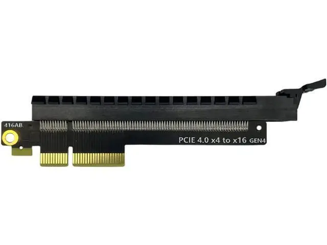 Alt view image 4 of 4 - PCIE 4.0 X4 X8 to X16 Riser Card Converter PCB Adapter GEN4 Board for Graphics Card Network Card Capture Card and Other Standard PCIE Card (X4 to X16)