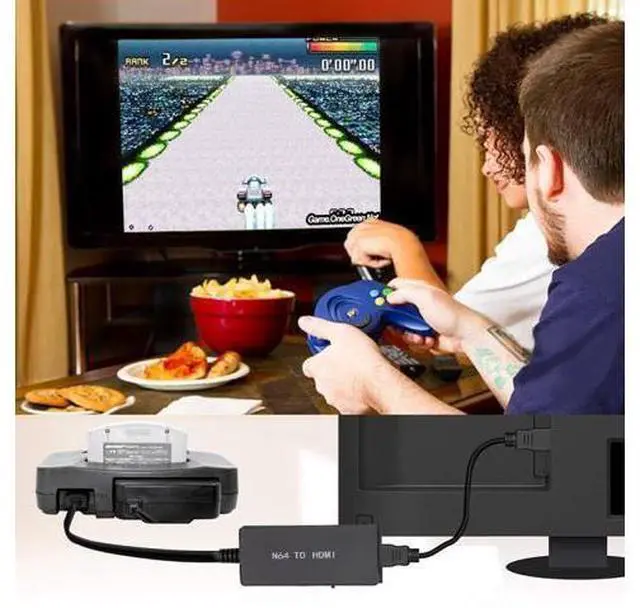 Alt view image 6 of 6 - N64 To HDMI Converter HD Cable For N64/GameCube/SNES