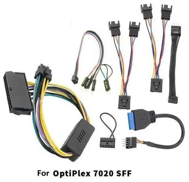Main image of For Optiplex 7020 SFF Motherboard ATX Adapter Cable Front Audio Shielded USB Switch Cable