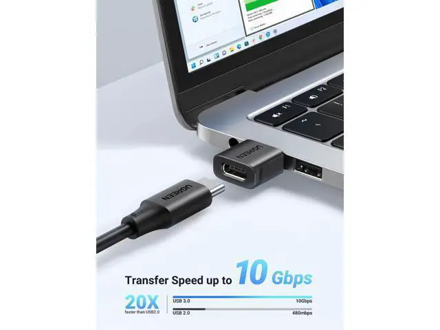 Alt view image 3 of 7 - USB to USB C Adapter 3Pack, USB C Female to USB Male Adapter 10Gbps Type C Converter for iPhone 17 16 15 14 13 Plus Pro Max,iPad Air Mini 6 7,Samsung Galaxy S23 S24,iPad Air,Black