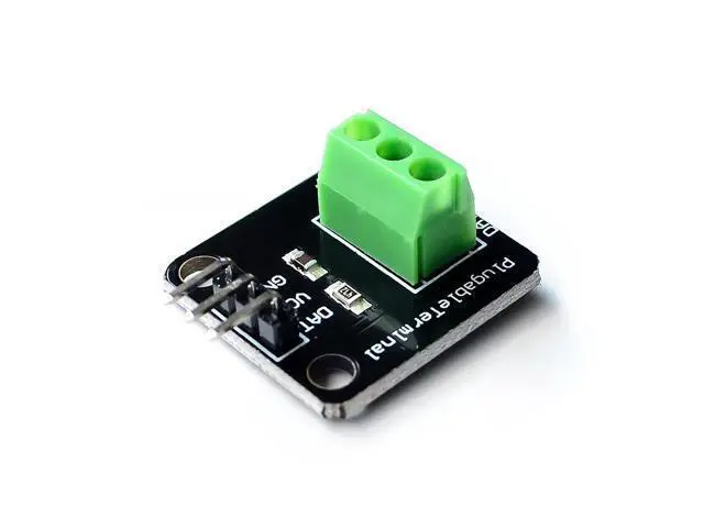 Alt view image 2 of 3 - DS18B20 Temperature Sensor Module Kit Waterproof 100CM Digital Sensor Cable Stainless Steel Probe Terminal Adapter For Arduino