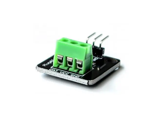 Alt view image 3 of 3 - DS18B20 Temperature Sensor Module Kit Waterproof 100CM Digital Sensor Cable Stainless Steel Probe Terminal Adapter For Arduino