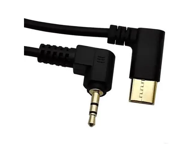 Alt view image 3 of 4 - 90 Degree elbow USB Type-C to 2.5 mm Male AUX Audio Headphone 2.5 Jack cable Adapter For Headphone Computer Speaker