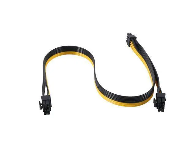 Alt view image 2 of 4 - PCI-E 8 Pin Male To Dual 8 Pin (6+2) Male PCI Express Power Adapter Cable For Modular Power Supply Cable 60Cm+20Cm