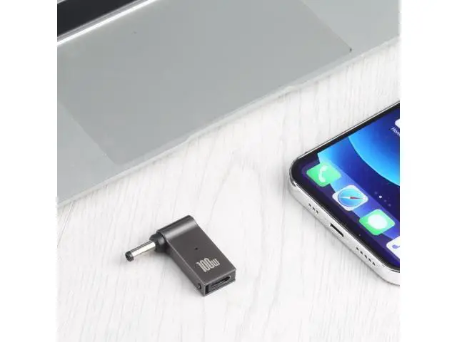 Alt view image 4 of 5 - 100W USB-C / Type-C Female to DC 4.0x1.7mm Male Computer Charging Adapter for