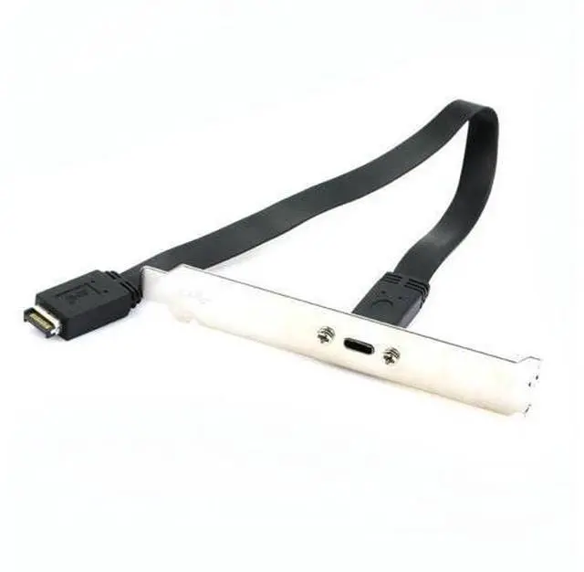 Main image of Connectors USB 3.1 Front Panel Header Type E to Type C Motherboard Extension Cable Gen 2 10Gbps Internal Adapter Cable 30cm