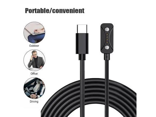 Alt view image 2 of 3 - USB C Charging Cable Cord 1M Charger Cable Replacement Charger Cord Portable Power Adapter for Polar Vantage M3/Polar Vantage V3
