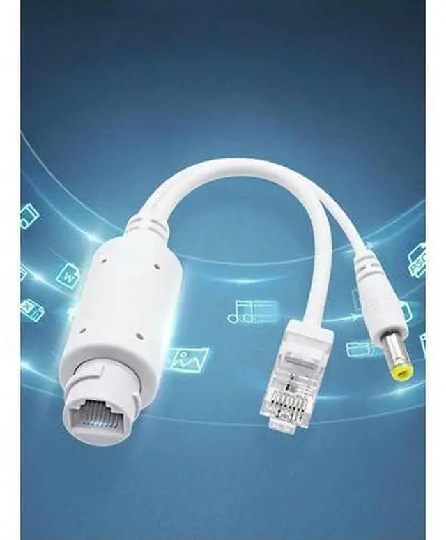 Main image of 48V To 12V POE Spliter Adapter Waterproof Video And Power Adapter Cable IEEE802.3af/at Compliant Supply Module Injector Extender