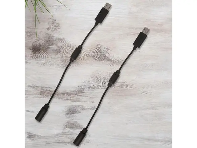 Alt view image 2 of 3 - 2PCS USB Breakaway Dongle Cable Cord Adapter Off Cord Adapter USB Breakaway Adapter Cable for Xbox 360 PC Wired Controller
