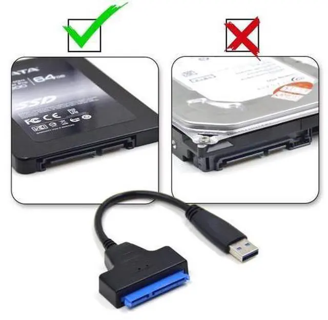 Alt view image 7 of 7 - USB 3.0 to SATA Adapter Cable for 2.5 inch SSD/HDD Drives - SATA to USB 3.0 External Converter and Cable,USB 3.0 - SATA III converter (SATA-USB 3.0 converter cable)