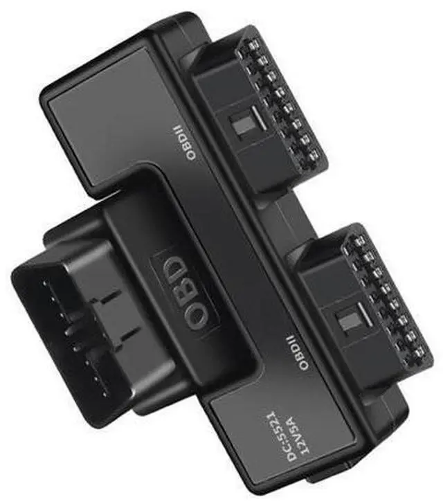Main image of OBD2 One Divided Into Two Adaptor Cable Connector Adapter OBD Expansion Adapter Wire 16 Pin 16 Core Cable Universal With Dc5
