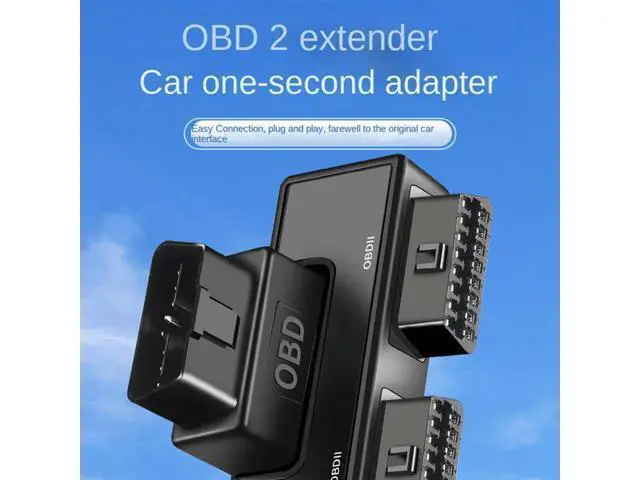 Alt view image 4 of 4 - OBD2 One Divided Into Two Adaptor Cable Connector Adapter OBD Expansion Adapter Wire 16 Pin 16 Core Cable Universal With Dc5