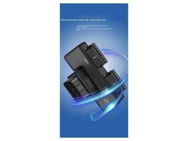 Alt view image 2 of 4 - OBD2 One Divided Into Two Adaptor Cable Connector Adapter OBD Expansion Adapter Wire 16 Pin 16 Core Cable Universal With Dc5
