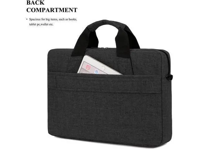 Alt view image 6 of 7 - 13.3 Inch Stylish Lightweight Business Laptop Shoulder Messenger Bag Briefcase Sleeve Case for 13-13.3 Inches Laptop/Notebook/MacBook/Ultrabook/Chromebook Computers