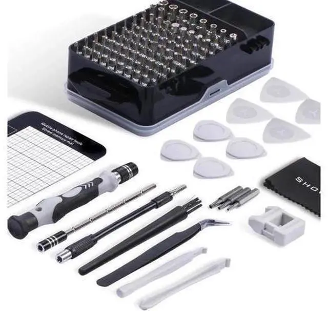 Main image of Computer Repair Kit, 122 in 1 Magnetic Laptop Screwdriver Kit, Precision Screwdriver Set, Small Impact Screw Driver Set with Case for Computer, Laptop, PC, for iPhone, Watch,Ps4 DIY Hand Tools