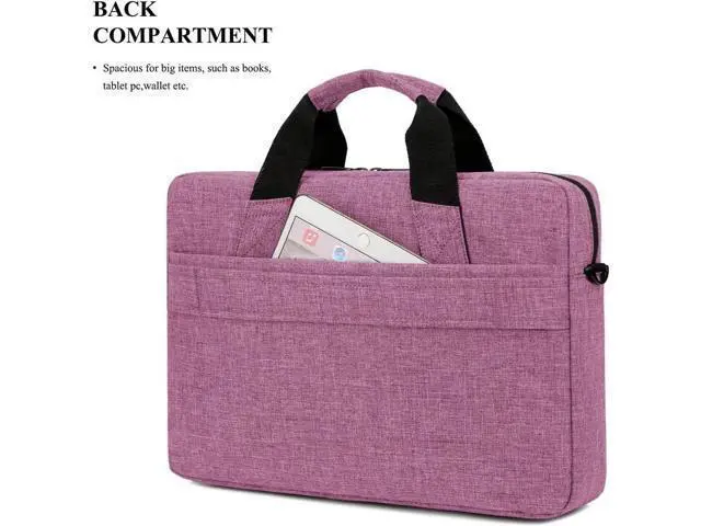 Alt view image 5 of 7 - 15.6 Inch Stylish Lightweight Business Laptop Shoulder Messenger Bag Briefcase Sleeve Case for 15-15.6 Inches Laptop/Notebook/MacBook/Ultrabook/Chromebook Computers