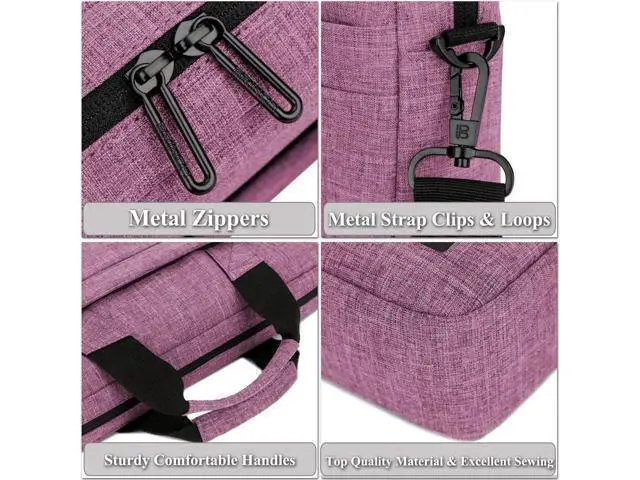 Alt view image 7 of 7 - 15.6 Inch Stylish Lightweight Business Laptop Shoulder Messenger Bag Briefcase Sleeve Case for 15-15.6 Inches Laptop/Notebook/MacBook/Ultrabook/Chromebook Computers
