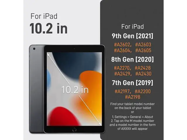 Alt view image 2 of 7 - iPad 8th 7th Generation Case, iPad 10.2 inch Case 2020 2019, Heavy Duty Rugged Kids Cover with Rotating Stand/Pencil Holder/Carrying Strap
